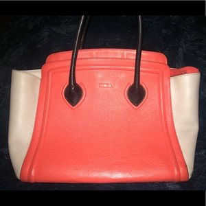 🖤❤️Furla Shoulder Bag-Black/Red-Orange&Cream